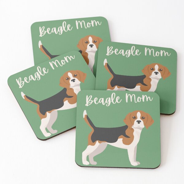 Item preview, Cute Cartoon Standing Beagle Mom Bold Green  designed and sold by ZoesPlace.
