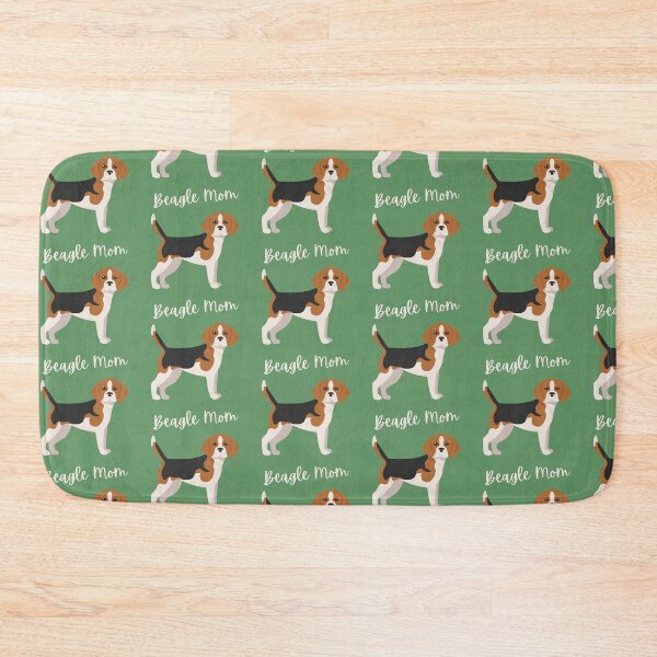 Item preview, Cute Cartoon Standing Beagle Mom Bold Green  designed and sold by ZoesPlace.