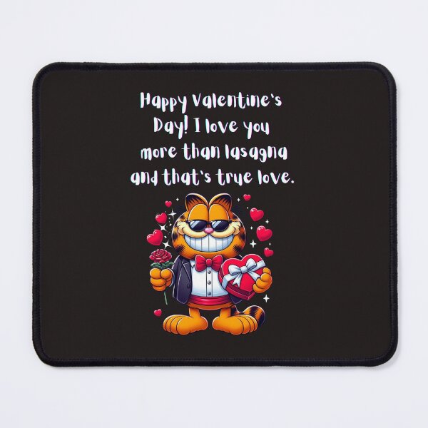 Item preview, Happy valentines Garfield the cat designed and sold by animalbunch7.