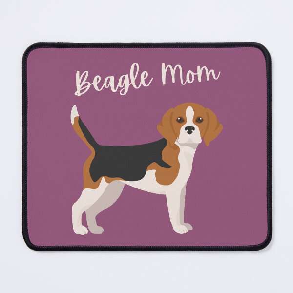 Item preview, Cute Cartoon Standing Beagle Mom Bold Purple designed and sold by ZoesPlace.