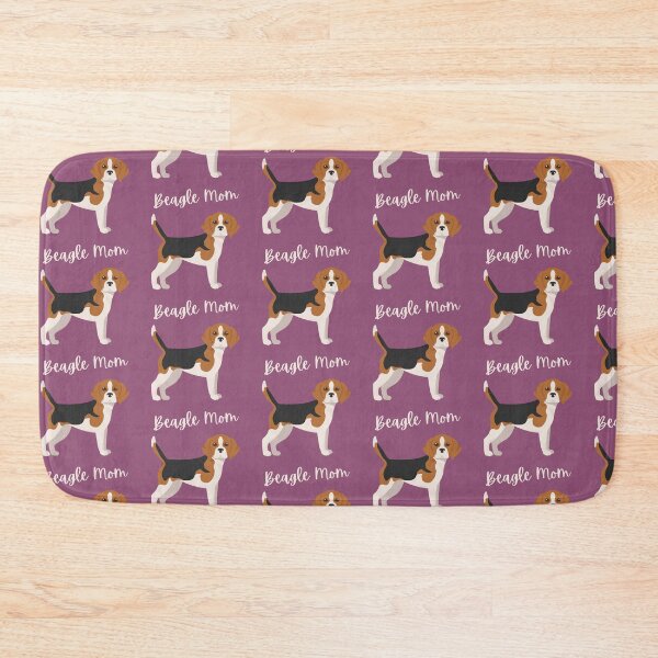 Item preview, Cute Cartoon Standing Beagle Mom Bold Purple designed and sold by ZoesPlace.