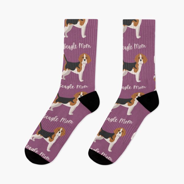 Item preview, Cute Cartoon Standing Beagle Mom Bold Purple designed and sold by ZoesPlace.
