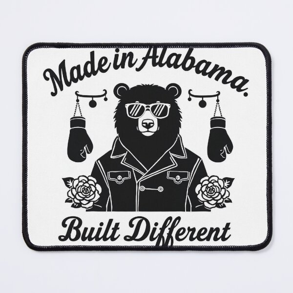 Item preview, Made in Alabama Built Different Alabama Pride State Pride Streetwear Shirt designed and sold by Built Different Designs.