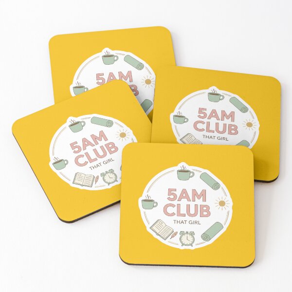 Item preview, That Girl Aesthetic Sticker - Morning Routine 5AM Club Productivity Self Care TikTok designed and sold by RealVibeVault.