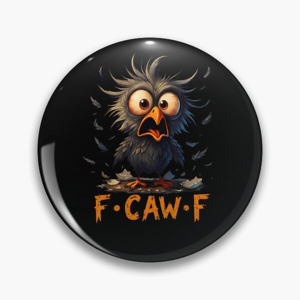 Item preview, F-Caw-F Black Crow Black Bird Funny Crow F-Caw-F Men Women designed and sold by Juansustait.