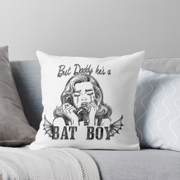 Item preview, But daddy he’s a bat boy - Comic Print Black 2 designed and sold by PollysProjects.
