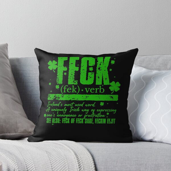 Item preview, Feck Irish Shamrock Funny Feck Definition Men Women Ireland designed and sold by DavidCloud.