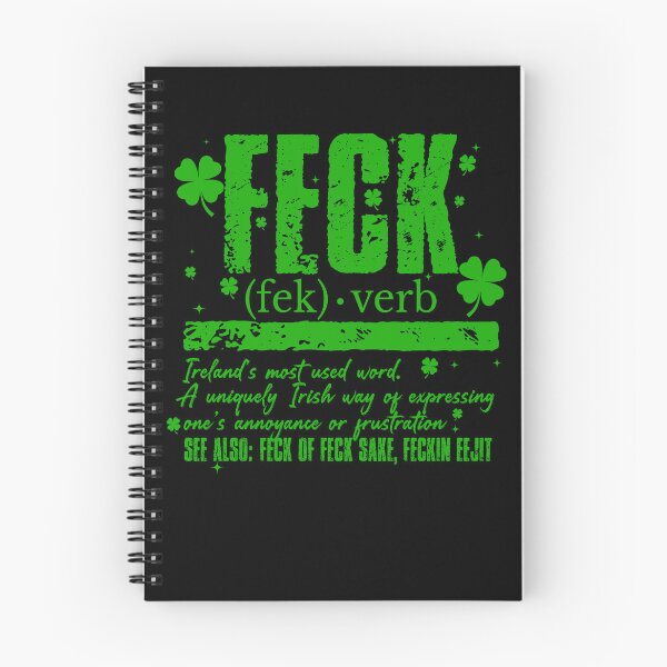 Item preview, Feck Irish Shamrock Funny Feck Definition Men Women Ireland designed and sold by DavidCloud.