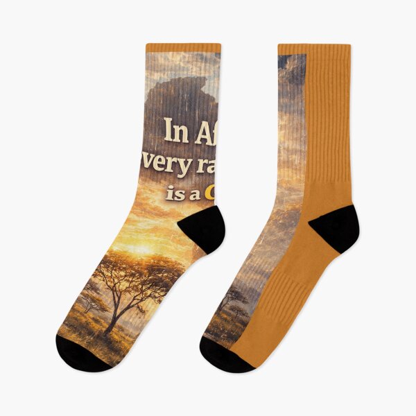 Item preview, In Africa, Every Rainy Day Is a Gift – Inspirational Quote Design designed and sold by NomadUSArt.
