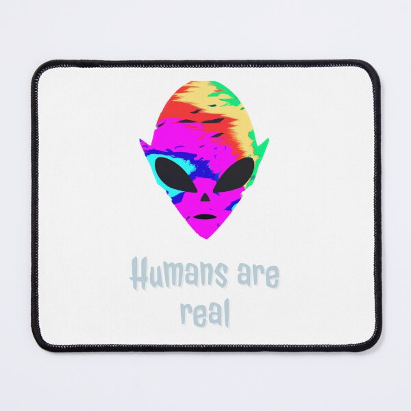 Item preview, Humans Are Real – Rainbow Alien Pride Holographic  designed and sold by Alien51_Playground.