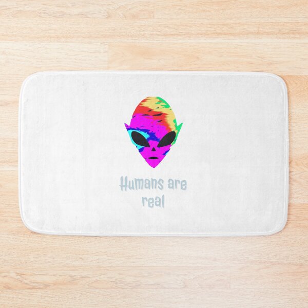 Item preview, Humans Are Real – Rainbow Alien Pride Holographic  designed and sold by Alien51_Playground.