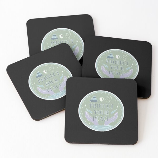 Item preview, Protect Your Peace Sticker - Mental Health Boundaries Self Care Mindfulness Reminder designed and sold by RealVibeVault.