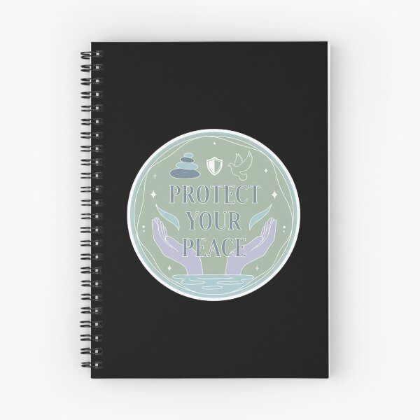Item preview, Protect Your Peace Sticker - Mental Health Boundaries Self Care Mindfulness Reminder designed and sold by RealVibeVault.
