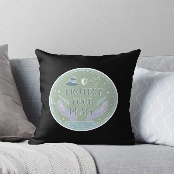 Item preview, Protect Your Peace Sticker - Mental Health Boundaries Self Care Mindfulness Reminder designed and sold by RealVibeVault.