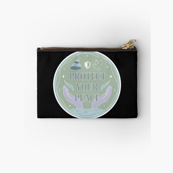 Item preview, Protect Your Peace Sticker - Mental Health Boundaries Self Care Mindfulness Reminder designed and sold by RealVibeVault.