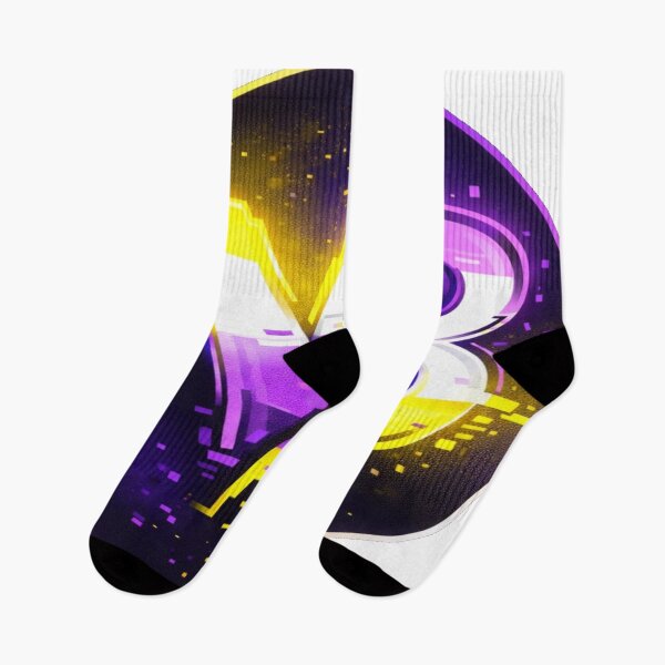 Item preview, "NB Glitch: Non-Binary Pride Emblem" designed and sold by rainbowgremlin.