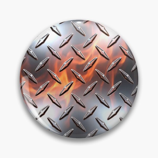 Item preview, Forged Tread: 4-Way Industrial Steel PHONE CASE (CHROME AND FIRE)  designed and sold by CleverCulture.