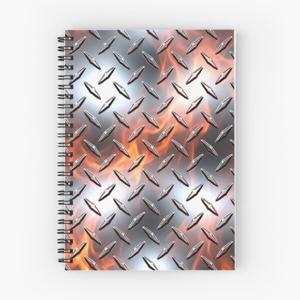 Item preview, Forged Tread: 4-Way Industrial Steel PHONE CASE (CHROME AND FIRE)  designed and sold by CleverCulture.