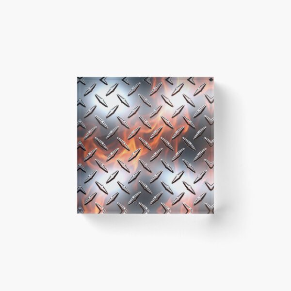 Item preview, Forged Tread: 4-Way Industrial Steel PHONE CASE (CHROME AND FIRE)  designed and sold by CleverCulture.