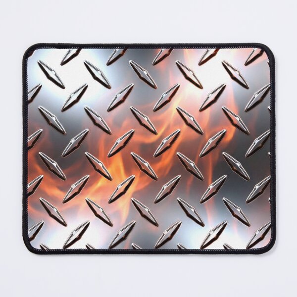Item preview, Forged Tread: 4-Way Industrial Steel PHONE CASE (CHROME AND FIRE) designed and sold by CleverCulture.