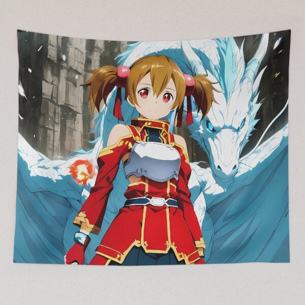 Item preview, Silica Sword Art Online Anime Dragon Fantasy Guardian designed and sold by TorbenKuhano.