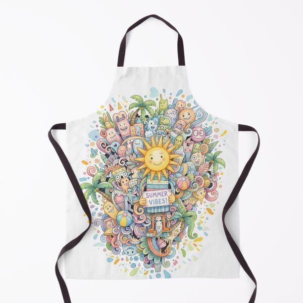 Item preview, Summer Vibes Cute Fantasy Illustration designed and sold by Art Lab Society.