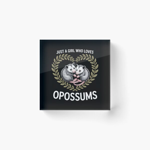 Item preview, Just Girl Who Loves Opossums I Love Possums Wild Animal designed and sold by JonathalIngham.