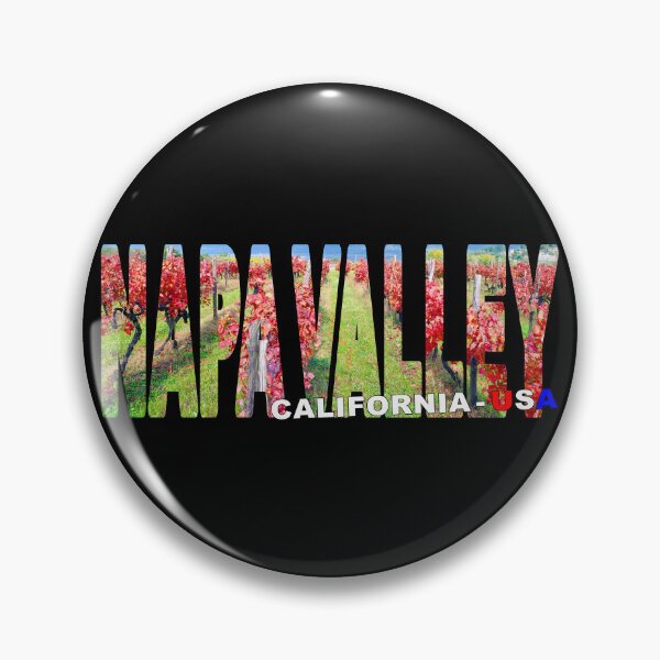 Item preview, NAPA VALLEY California USA - Wine Autumn Fall Vines in Vineyard designed and sold by Adam Gormley.
