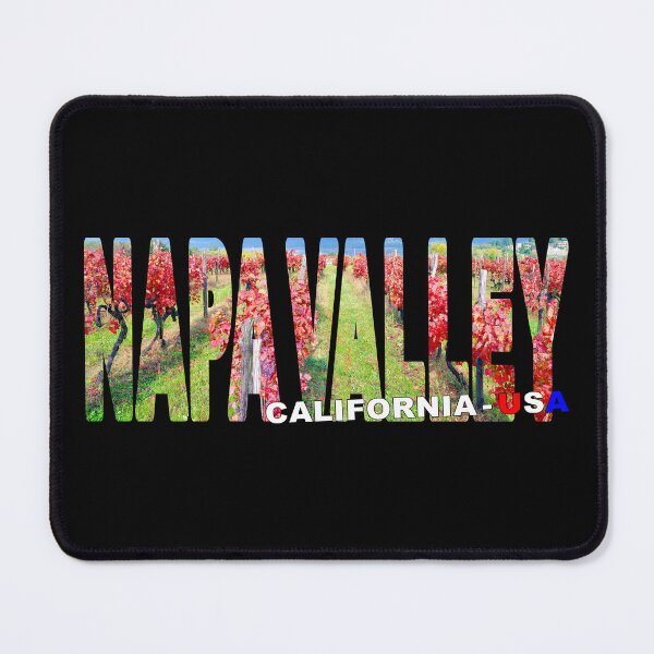 Item preview, NAPA VALLEY California USA - Wine Autumn Fall Vines in Vineyard designed and sold by Adam Gormley.
