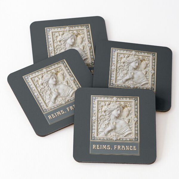 Item preview, Reims, France – Art Nouveau Champagne Allegory designed and sold by FrancophileFun.
