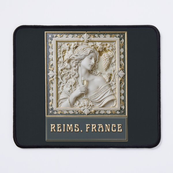 Item preview, Reims, France – Art Nouveau Champagne Allegory designed and sold by FrancophileFun.