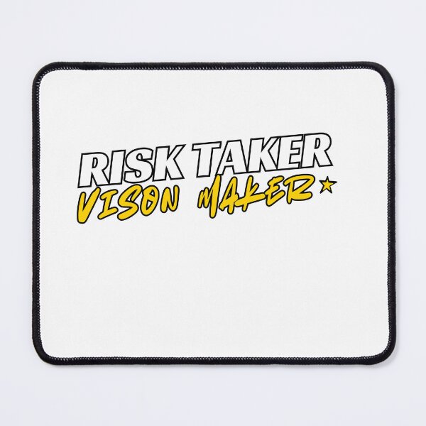 Item preview, Risk Taker Vision Maker | Motivational Quote Design designed and sold by Adappai.