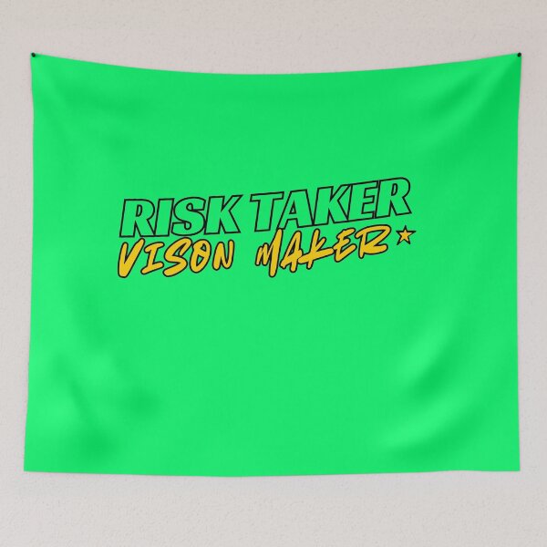 Item preview, Risk Taker Vision Maker | Motivational Quote Design designed and sold by Adappai.