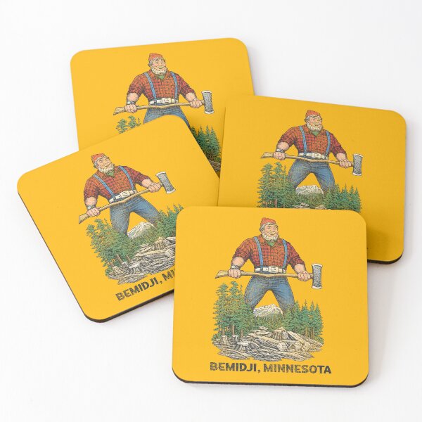 Item preview, Bemidji Minnesota Vintage Paul Bunyan Lumberjack Tourist Souvenir designed and sold by acquiesce13.