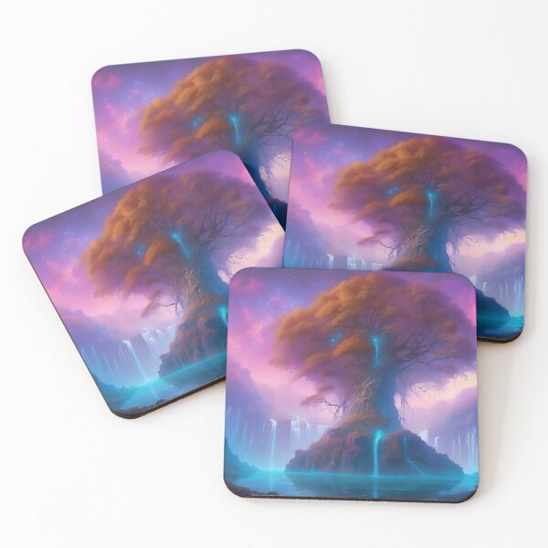 Item preview, Surreal Waterfall Island Dream designed and sold by Glitchart66.