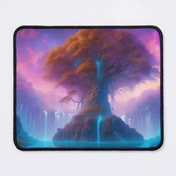 Item preview, Surreal Waterfall Island Dream designed and sold by Glitchart66.