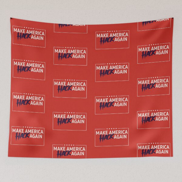 Item preview, Make America Hack Again Sticker – Hacker Cybersecurity  designed and sold by ShiftStudios.