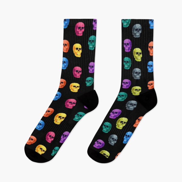 Item preview, Neon Pixel Skulls designed and sold by UbiquitousScar.