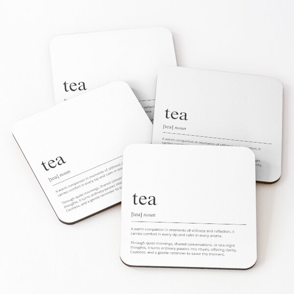 Item preview, Tea Definition Print | Dictionary Wall Art | Minimalist Kitchen Decor | Tea Lover Gift | Typography Poster designed and sold by shopcanva.