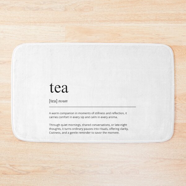 Item preview, Tea Definition Print | Dictionary Wall Art | Minimalist Kitchen Decor | Tea Lover Gift | Typography Poster designed and sold by shopcanva.