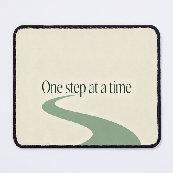 Item preview, One Step at a Time – Minimalist Path Illustration with Motivational Quote designed and sold by Cristhian Almanza.