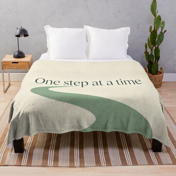 Item preview, One Step at a Time – Minimalist Path Illustration with Motivational Quote designed and sold by Cristhian Almanza.