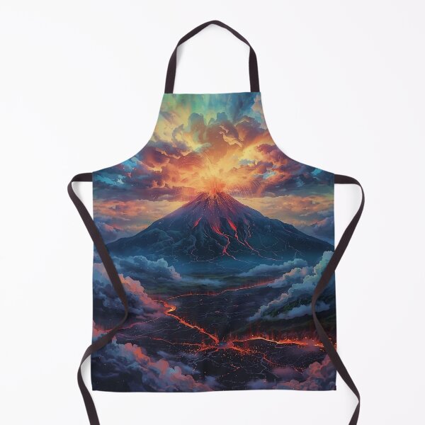 Item preview, Colorful Volcano Fractal Storm designed and sold by Glitchart66.