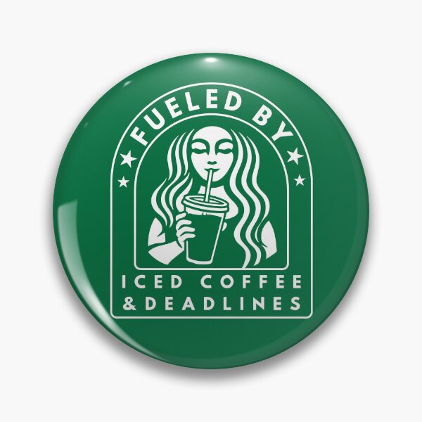 Item preview, Fueled by Iced Coffee and Deadlines designed and sold by Printsy PH.