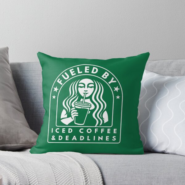 Item preview, Fueled by Iced Coffee and Deadlines designed and sold by Printsy PH.