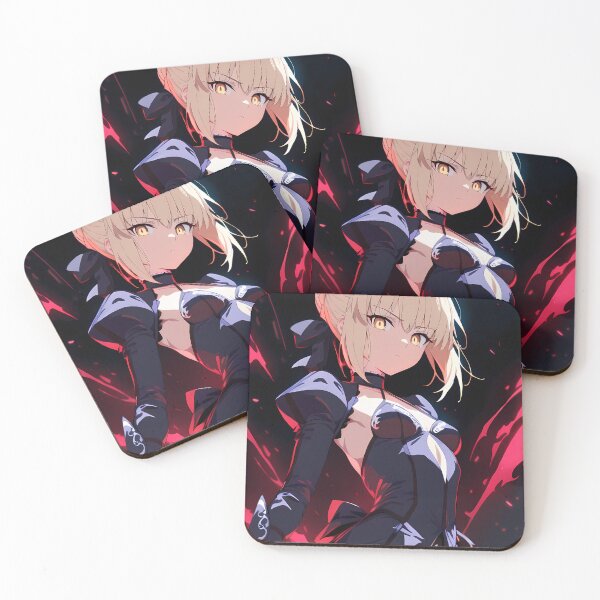 Item preview, Saber Alter Dark Flame Fate Stay Night Anime Girl designed and sold by TorbenKuhano.