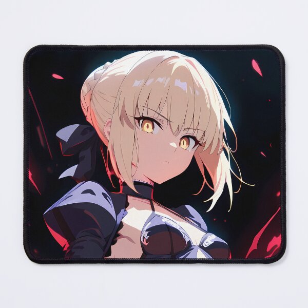 Item preview, Saber Alter Dark Flame Fate Stay Night Anime Girl designed and sold by TorbenKuhano.