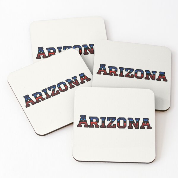 Item preview, Arizona Roots Typography | Cardinal Red and Navy Colorway designed and sold by Long Family Gifts.