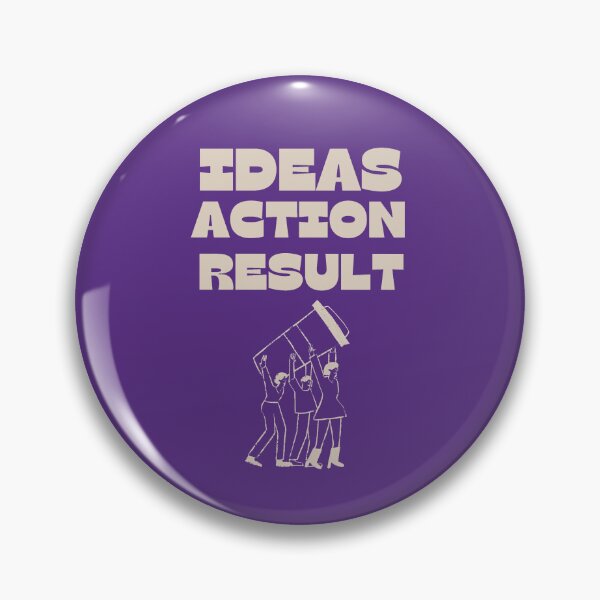 Item preview, Ideas Action Result | Productivity Motivation Quote designed and sold by Adappai.