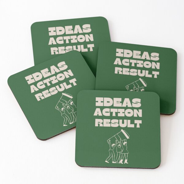 Item preview, Ideas Action Result | Productivity Motivation Quote designed and sold by Adappai.